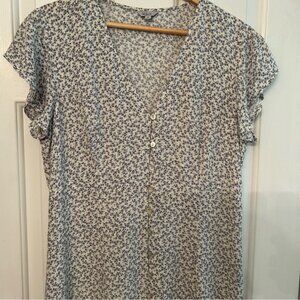 Rails Helena Blue Garden Floral Dress Size‎ M